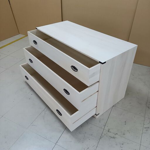 未使用訳あり 桐たんす3段(高さ61)桐箪笥 桐チェスト  