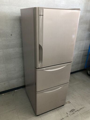 HITACHI 日立 256L 3ドア 冷凍冷蔵庫 R-27GV 2017年製