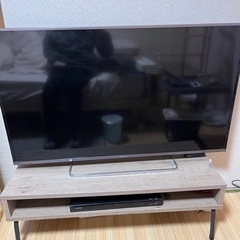 3点セット　48インチ テレビBD W録画レコーダー　テレビ台