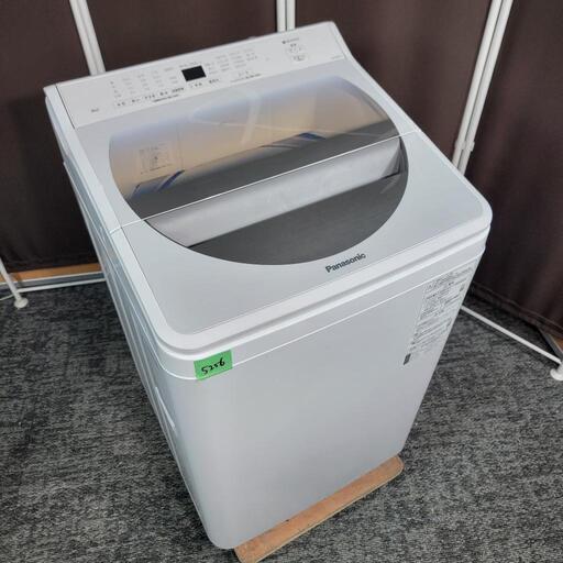 ‍♂️h060205売約済み❌5256‼️配送設置は無料‼️インバーター付き静音モデル✨高年式2019年製✨Panasonic 8kg 洗濯機