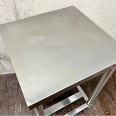 作業台 正方形 ステンレス スノコ板付き 業務用 家庭用 ステンレステーブル ガス台