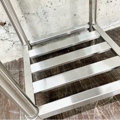 作業台 正方形 ステンレス スノコ板付き 業務用 家庭用 ステンレステーブル ガス台