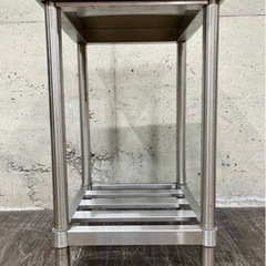 作業台 正方形 ステンレス スノコ板付き 業務用 家庭用 ステンレステーブル ガス台