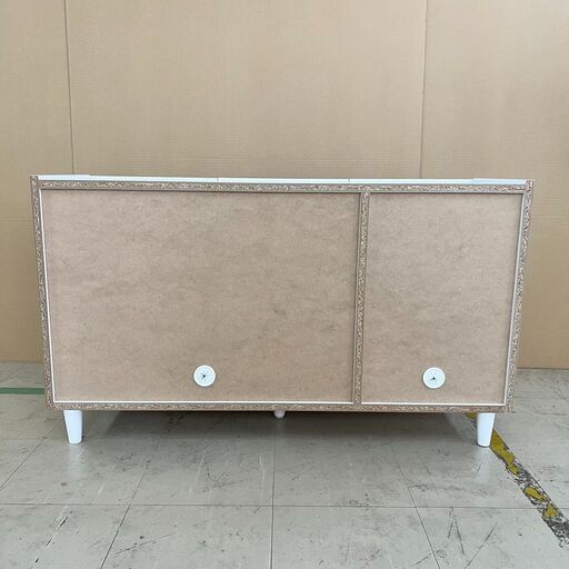 未使用訳あり 幅118 奥行39 高さ68.5 キャビネット 収納棚 リビング