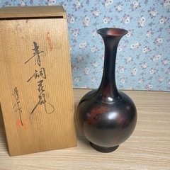 青銅花器 オシャレ オブジェ 花瓶