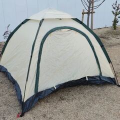ワンタッチ テント 3～4人用 キャンプ