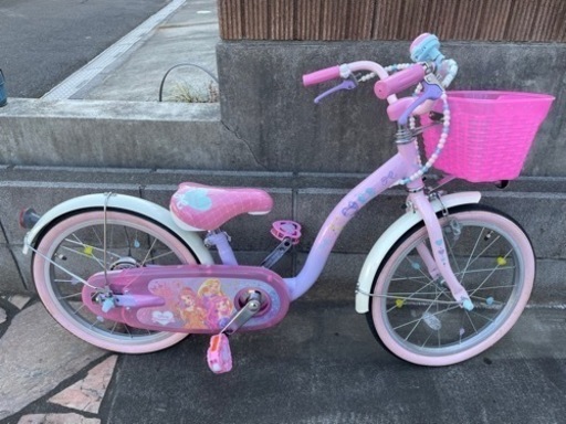 【幼児用自転車 】18インチ ディズニー プリンセス ゆめカワ 女の子