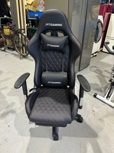 RTGAMING ゲーミングチェア 伸縮可能オットマン付 リクライニング ゲーム用チェア PCチェア オフィスチェア