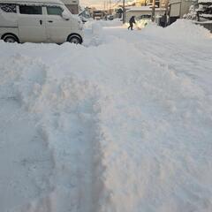 除雪、屋根の雪おろし、雪かき、します。