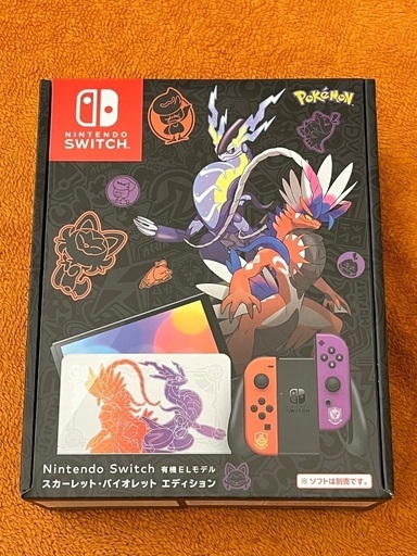 （新品未開封）Ｎｉｎｔｅｎｄｏ　Ｓｗｉｔｃｈ（有機ＥＬモデル）　スカーレット・バイオレットエディション