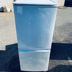 ER230番　シャープ　ノンフロン冷凍冷蔵庫SJ-14Y-W