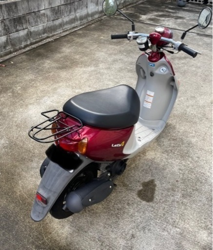 【相談中】スズキ　レッツ4パレット　原付　レッド　走行距離少ない　かわいい 相談中】スズキ レッツ4パレット 原付 レッド 走行距離少ない かわいい