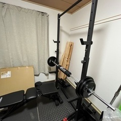 筋トレ用　パワーラック・バーベルセット