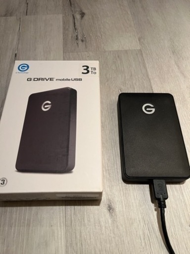 【1/27まで】美品！G-Technology 大容量3TB ポータブル hdd