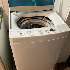 【取引済】Haier洗濯機 2018年製 縦式4.5kg