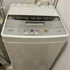 【売約済み】　AQUA 4.5kg 洗濯機