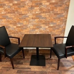 店舗使用 2or3組セット モダン テーブルチェアーセット(ダイニングセット)