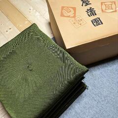 【昭和レトロ】美品　お座布団　5枚セット　ふさ付き　