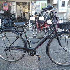 中古自転車２８６７　ブリヂストン　カジュナ　CAB7TP ２７インチ　３段ギヤ　LEDオートライト　ハンドルロック　大型かご