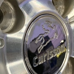 【中古】カールソン　ホイール　4本セット　１７インチ　PCD100