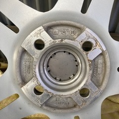 【中古】カールソン　ホイール　4本セット　１７インチ　PCD100