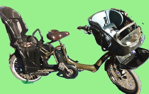 034バカ良心的な電動自転車屋土日もお子様と土足のまま、ご試乗可能です。  ️２０インチ、前後チャイルドシート、３人乗り、２人乗り、電動アシスト自転車  バッテリーは、新品の９０％以上の性能を保持してコンディション良好です。  １回の充電で３０ｋｍ以上の走行が可能です。山手線を１周するくらいの距離走れます。  ️オプション無料。後ろチャイルドシートをかごに変更して２人乗りに変更も可能です。  ️２０インチ前かご、後チャイルドシート、２人乗りなど、在庫は２０台以上あります。