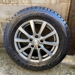スタッドレスタイヤ 国産 バリ山 少使用 215/65 R16 4本セット