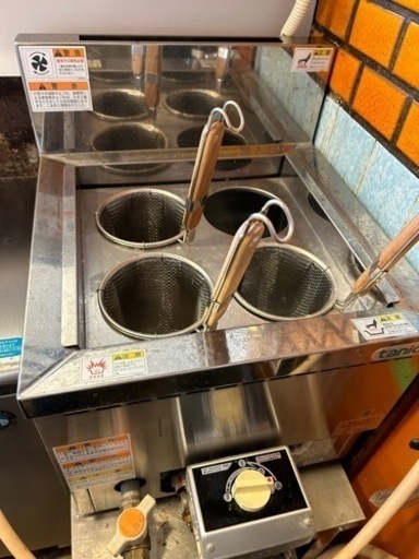 茹で麺機　　お取引者確定しました。