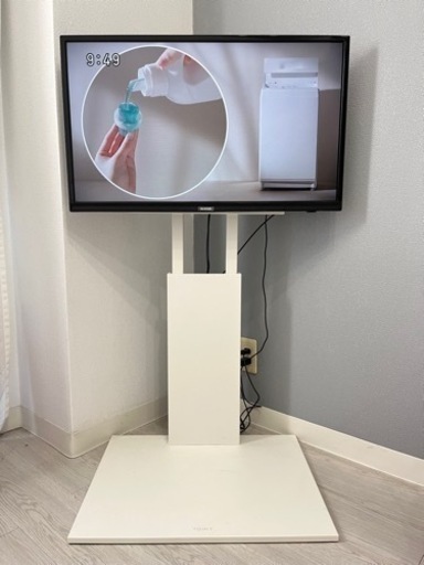 テレビ、台付