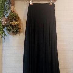 prima boutique　黒ロングスカート♡