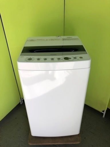 洗濯機4.5kg ハイアール　JW-C45D 2019年製