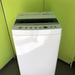 【ネット決済・配送可】(商談中)洗濯機4.5kg ハイアール　J...