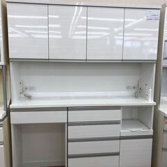 ★ジモティ割あり★ ニトリ 食器棚 ホワイト H201×W160...