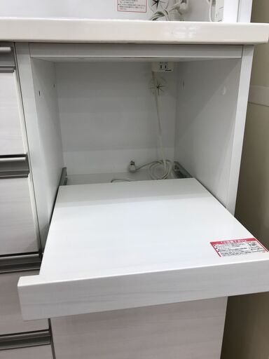 ☆ジモティ割あり☆ ニトリ 食器棚 ホワイト H201×W160×D42 
