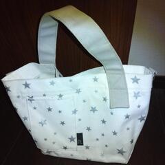 値上げします！ルートート ROOTOTE 白×グレー×ラメ星