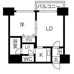 🐞【豊平区・1LDK】「菊水」駅から徒歩6分！火災保険料のみで入...