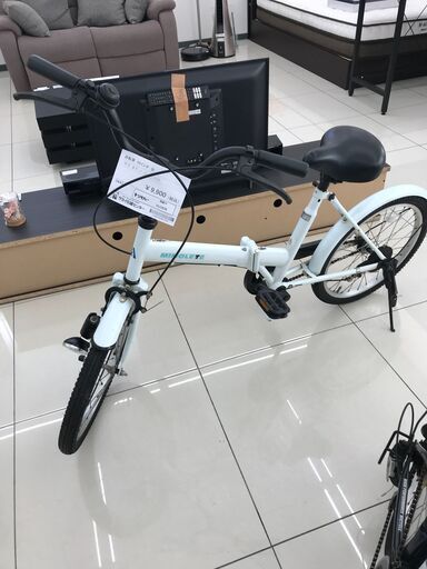 ★ジモティ割あり★  自転車 20インチ ホワイト クリーニング済み HJ1876