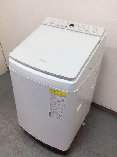 (2/23受渡済)YJT7993【Panasonic/パナソニック 8.0㎏洗濯機】極美品 2020年製 NA-FW80K8 家電 洗濯 乾燥