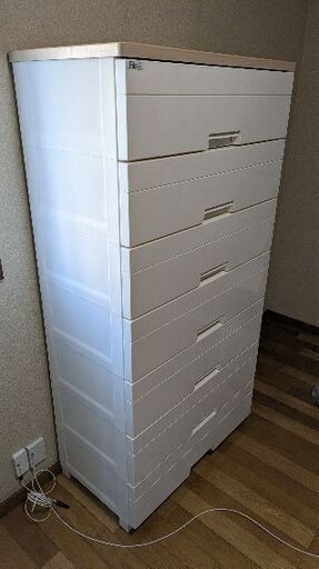リビングチェスト フィッツプラスNT 幅75 ７段