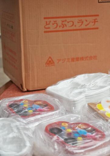 使い捨て弁当箱（業務用、子供向け）。保育園、遠足などに！（50個〜）