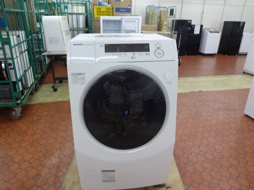 ID 233980　ドラム式洗濯機乾燥機10K　シャープ　２０２３年　ES-H10G-WL