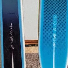 スキー板　salomon　サロモン　BBR　V　SHAPE　186×8.9cm +145×7.5cmセット
