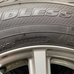 【美品】215/65R16スタッドレスホイール付き4本