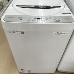 SHARP　４．５K洗濯機   ES-GE4C　2018年製　I...