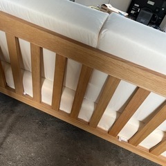 ソファー　2-3人掛け　白　おしゃれ　かわいい　無印