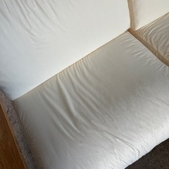 ソファー　2-3人掛け　白　おしゃれ　かわいい　無印