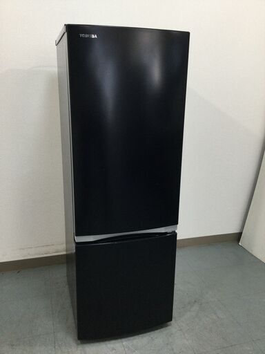 （2/19受渡済）JT8010【TOSHIBA/東芝 2ドア冷蔵庫】美品 2020年製 GR-S17BS-K 170L 右開き 重量42kg 家電 キッチン 冷蔵冷凍庫