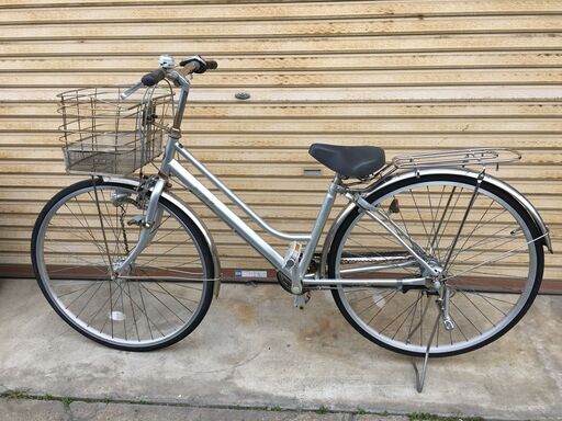 ママチャリ　自転車　シティ　27インチ　CHALINX　MANAUS　Quattro　現状品　ライト付き