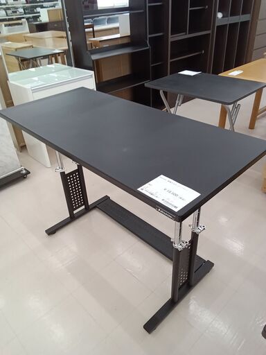 ★ジモティ割あり★ Bauhutte Bauhutte　昇降ゲーミングデスク ブラック W120×D55×H60～81 クリーニング済み TC1038