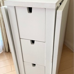 中古 IKEA NORDEN バタフライテーブル ホワイト